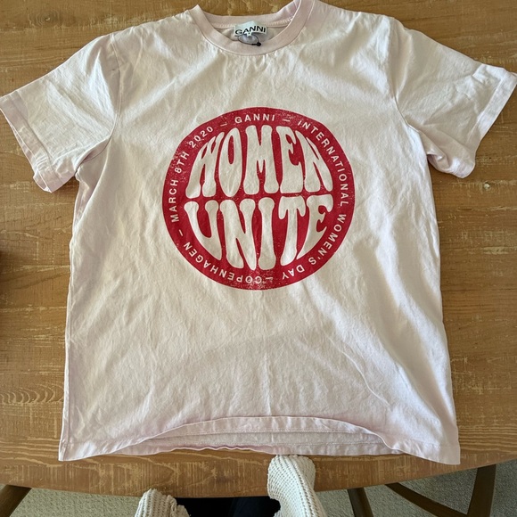 Ganni "Women Unite" International Women's Day 2020 t-shirt - Picture 2 of 5